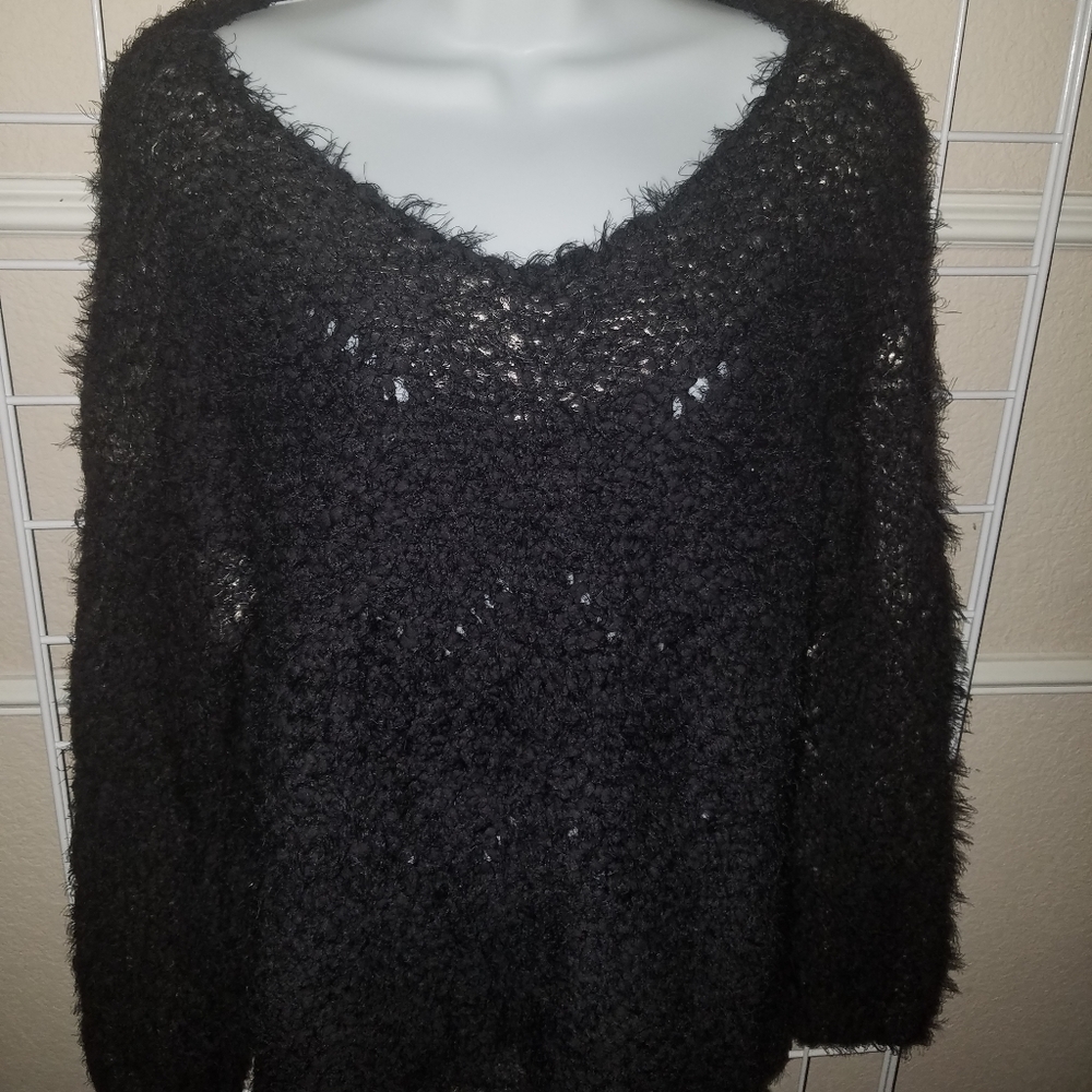 NWT! Chunky Knit Sweater w/specks of brush gold